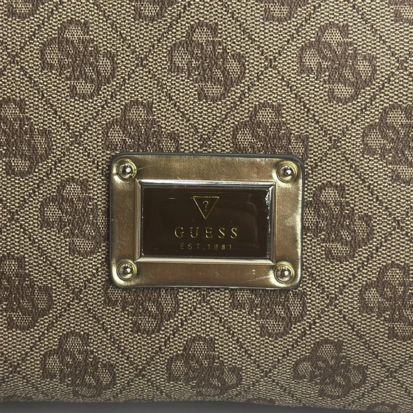 (Q0) GUESS Scandal Satchel Medium Tote, logo print - Picture 2 of 16